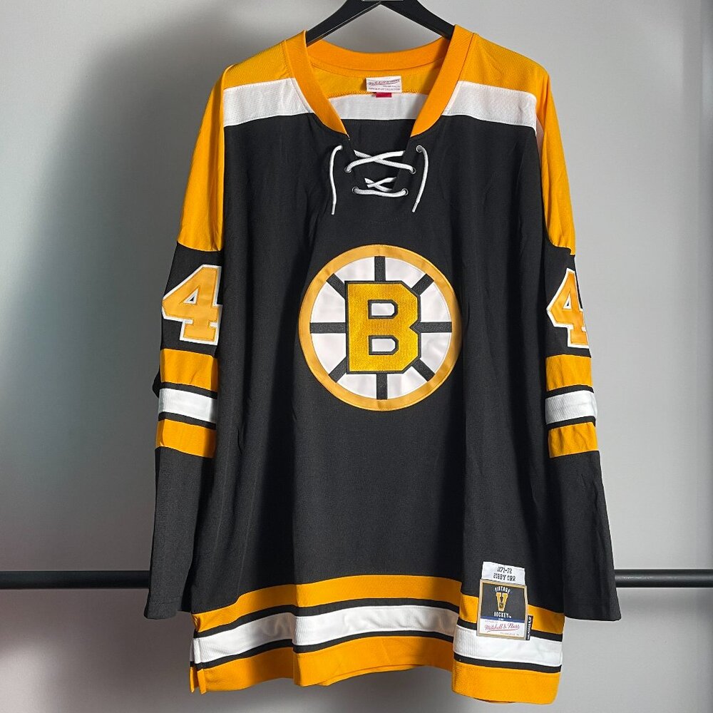 Men's Mitchell & Ness Bobby Orr Boston Bruins 1971-72 Various Sizes